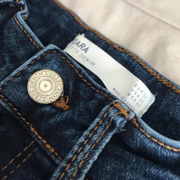 Zara Striped Skinny Jeans - Picture 3 of 4